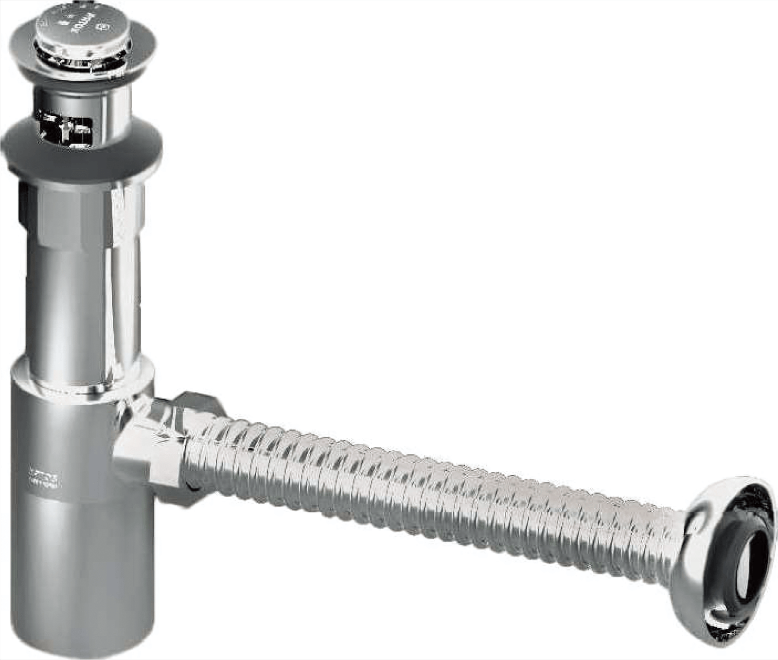 DOBIDOS PUSH POP UP Dobidos Aksesoris Dobidos Push Pop-up trap integral type (Wall) FL 248 - Stainless Steel