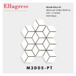 Ellagress Keramik Ellagress Cutting Mosaic M3D05 PT - 30x30cm, Glossy
