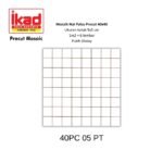 Ikad Keramik Ikad Precut 40PC 05PT - 40x40cm, 5x5cm, Putih Glossy